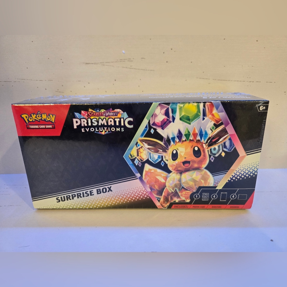 Pokemon Prismatic Evolutions Surprise Box Trading Cards New Release 2026 Sealed